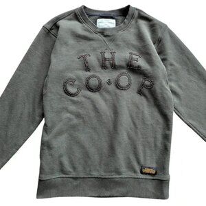 REI The CO-OP 80th Anniversary Staff Edition Army Green Sweatshirt Sz.M Unisex